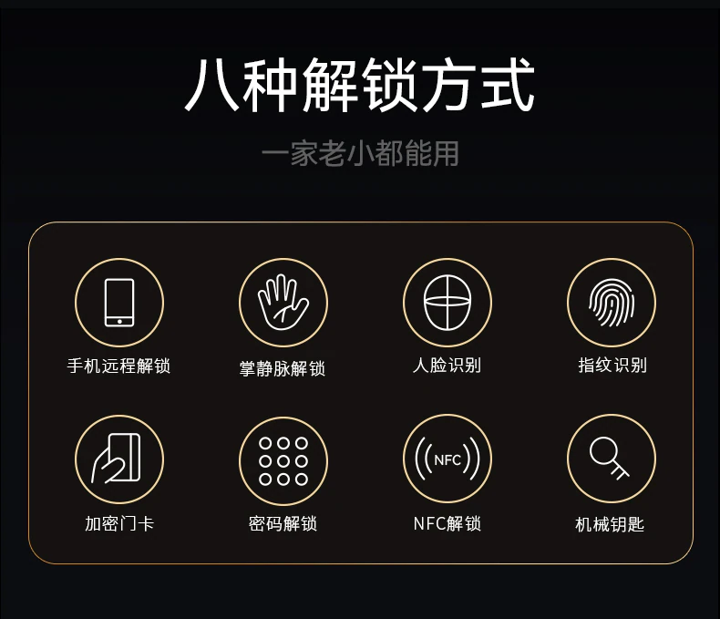 天能智能门M3︱Ai双摄监控 门锁一体