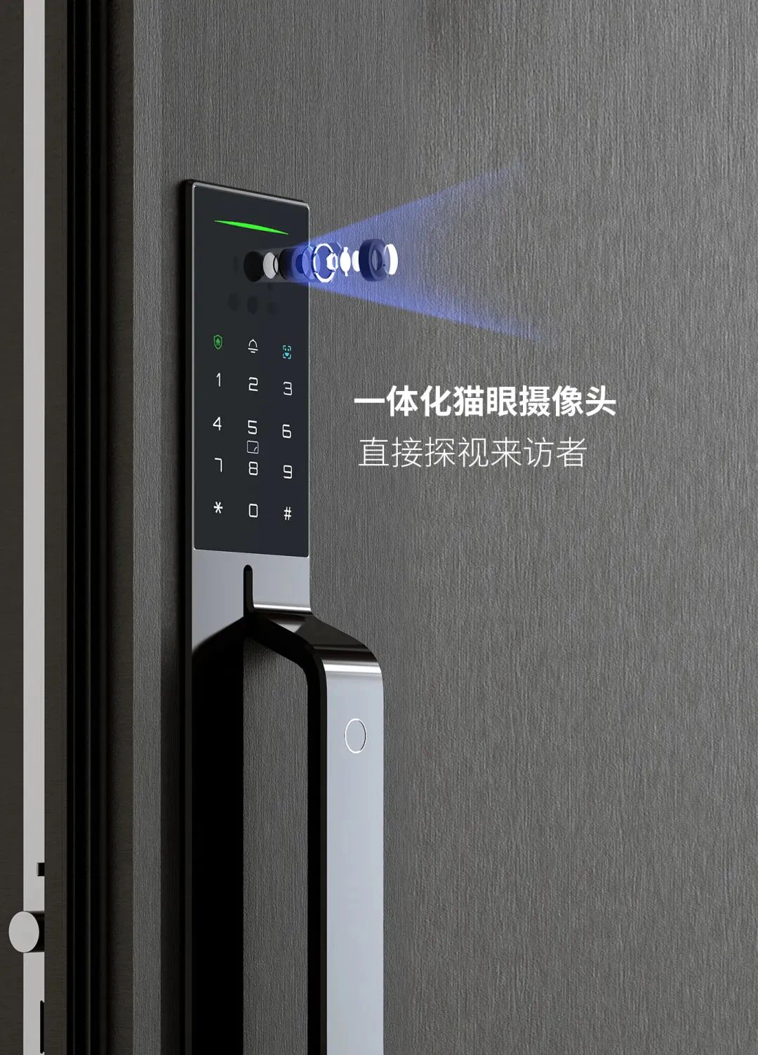 天能智能门，用一樘好门，打开你理想中的家！